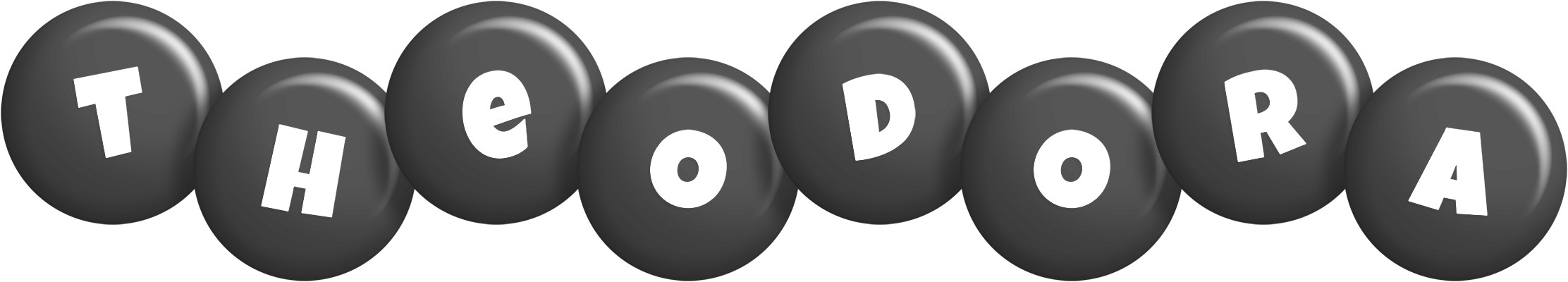 Theodora candy-black logo