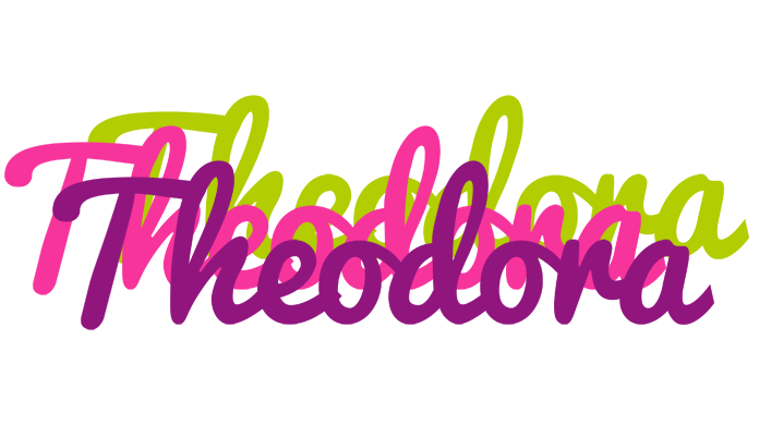 Theodora flowers logo