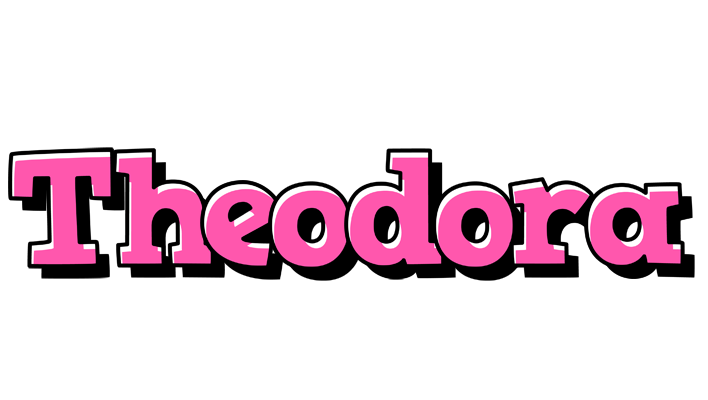 Theodora girlish logo