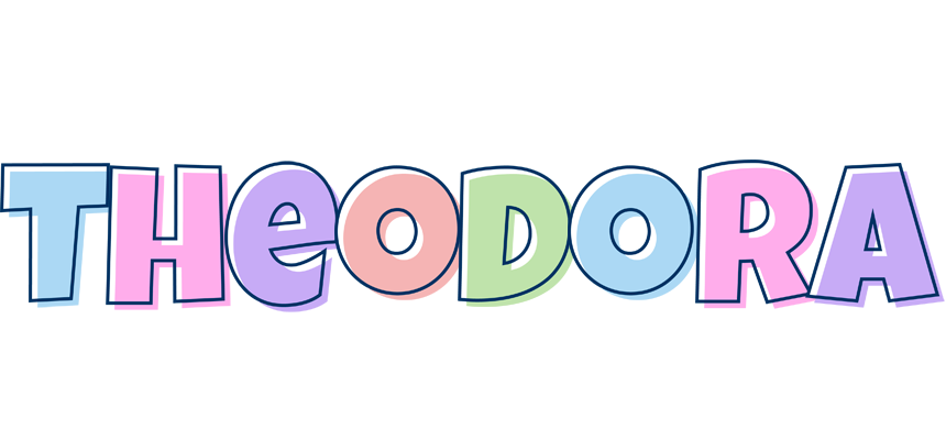 Theodora pastel logo