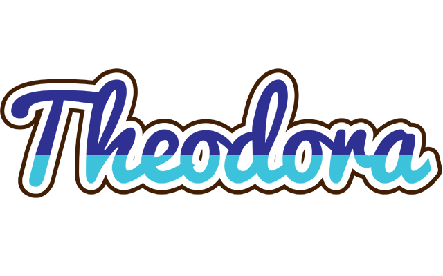 Theodora raining logo