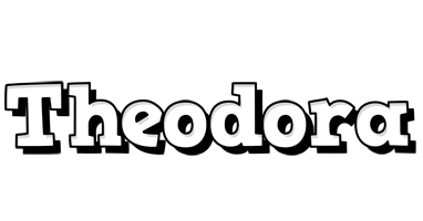 Theodora snowing logo