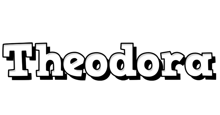 Theodora snowing logo