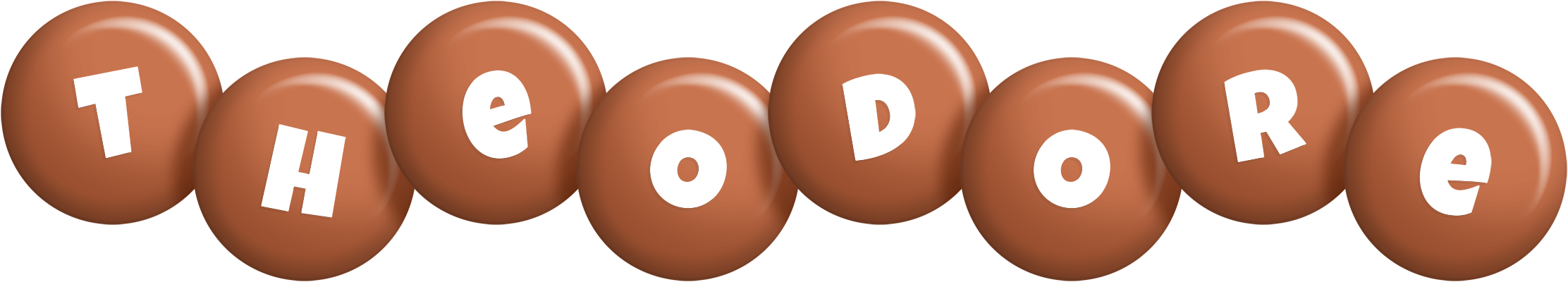 Theodore candy-brown logo