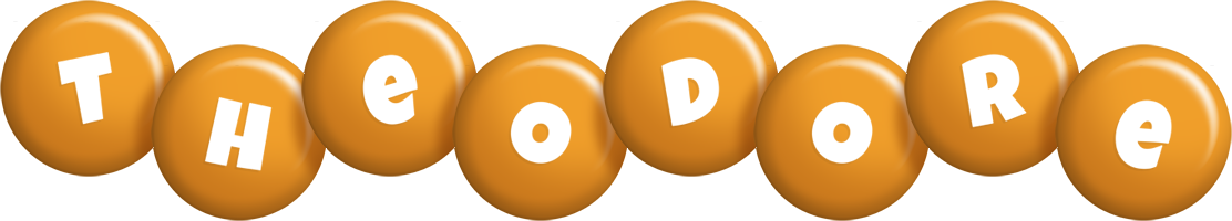 Theodore candy-orange logo