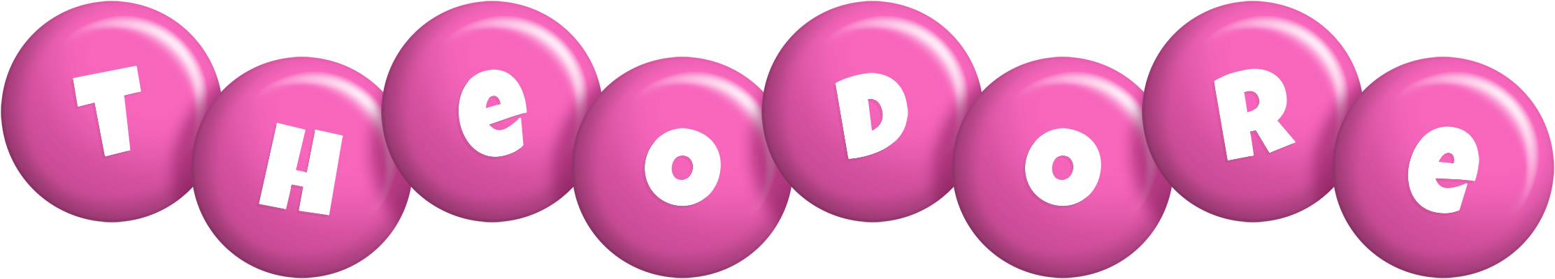 Theodore candy-pink logo