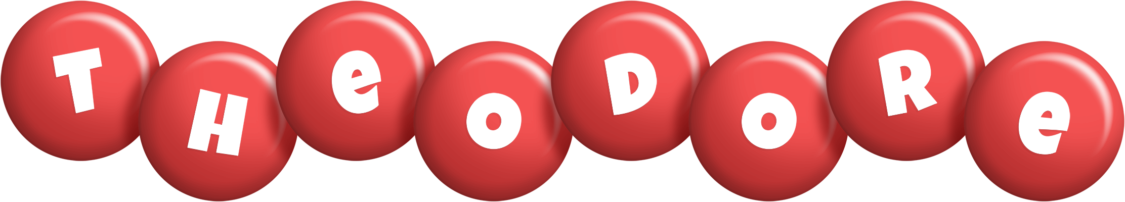 Theodore candy-red logo