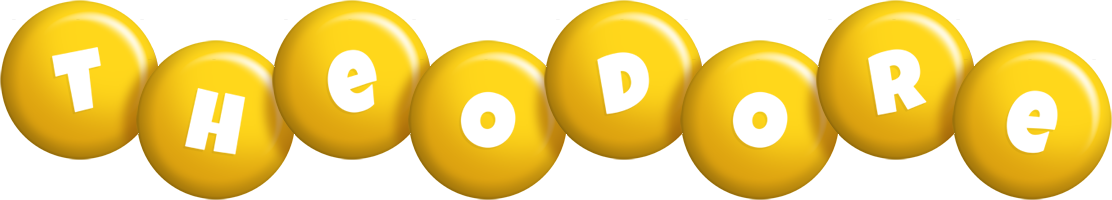 Theodore candy-yellow logo