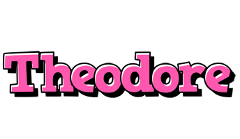 Theodore girlish logo