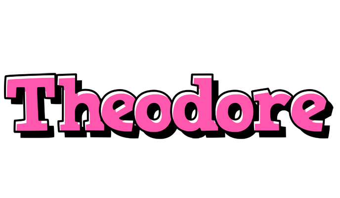 Theodore girlish logo