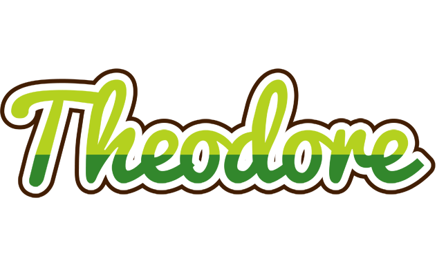 Theodore golfing logo