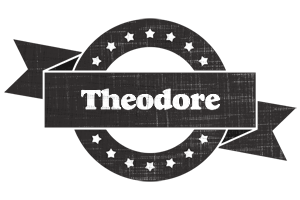 Theodore grunge logo