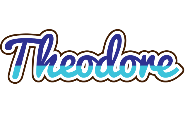 Theodore raining logo