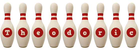 Theodoric bowling-pin logo