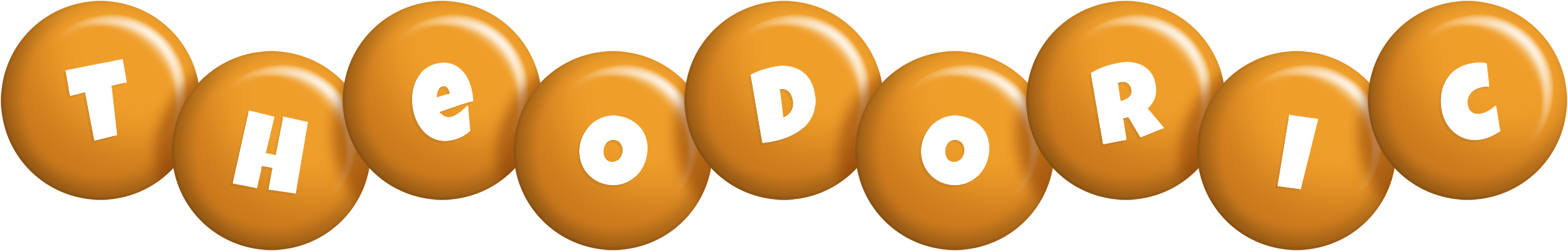 Theodoric candy-orange logo