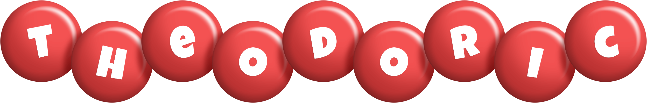 Theodoric candy-red logo