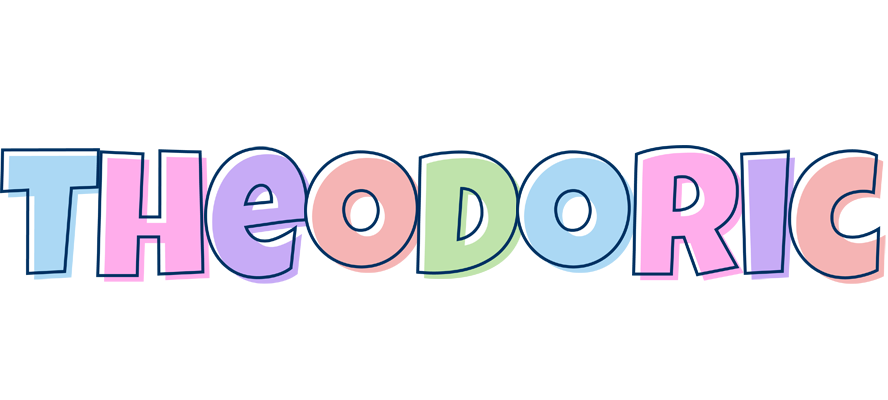 Theodoric pastel logo