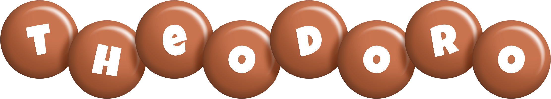 Theodoro candy-brown logo