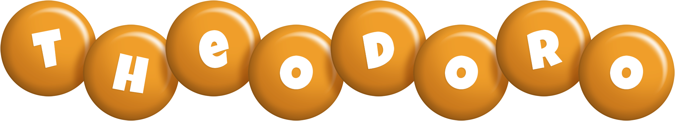 Theodoro candy-orange logo