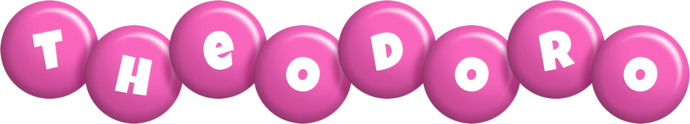 Theodoro candy-pink logo