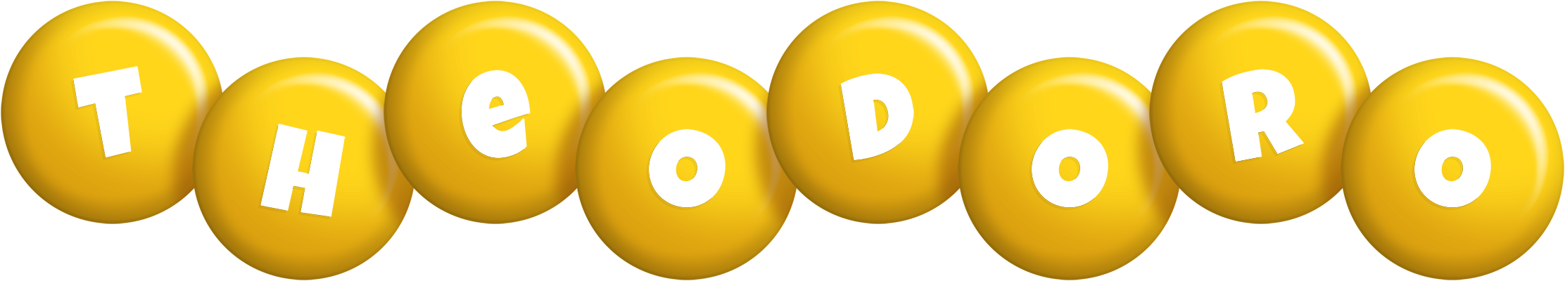Theodoro candy-yellow logo