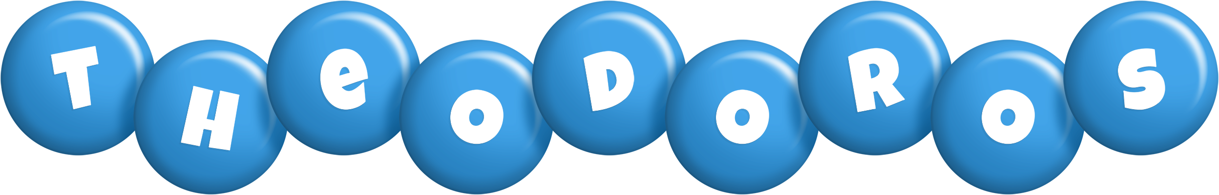 Theodoros candy-blue logo