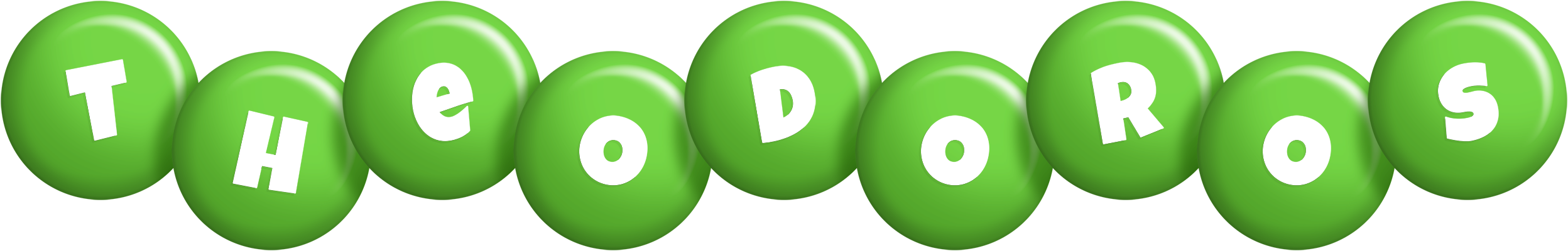 Theodoros candy-green logo