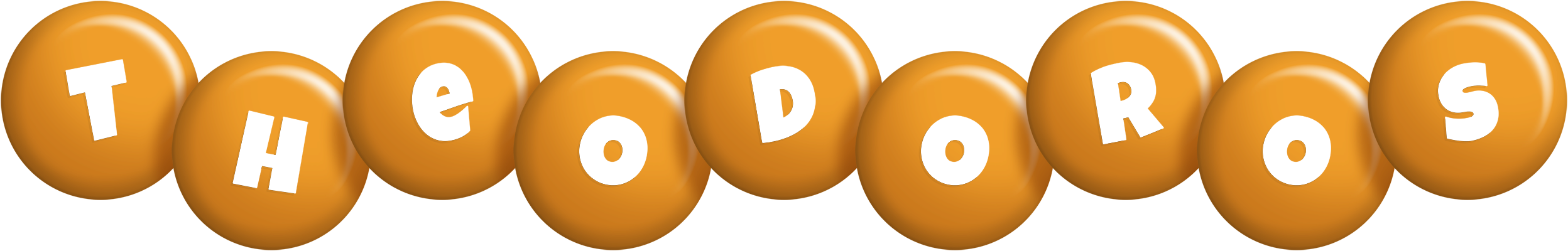 Theodoros candy-orange logo