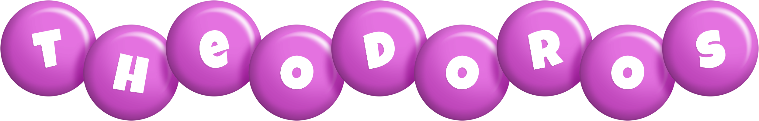 Theodoros candy-purple logo