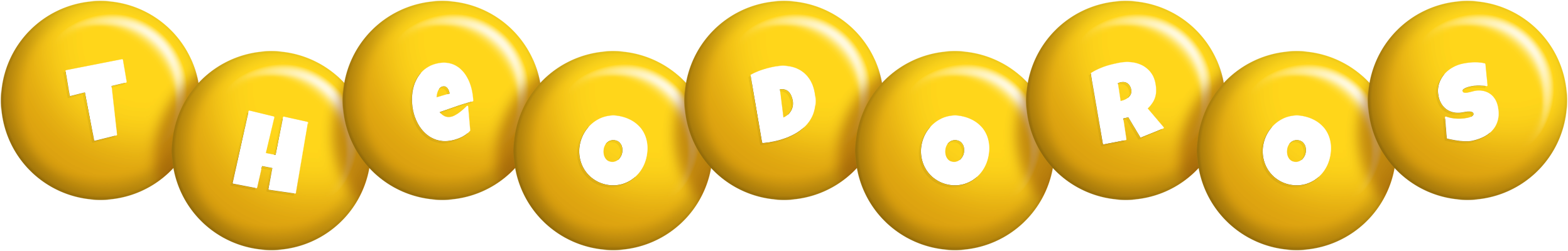 Theodoros candy-yellow logo