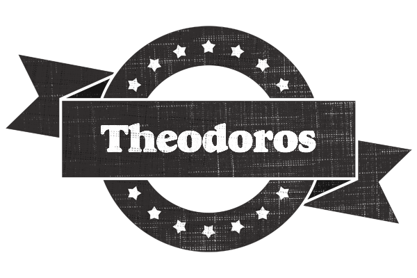 Theodoros grunge logo