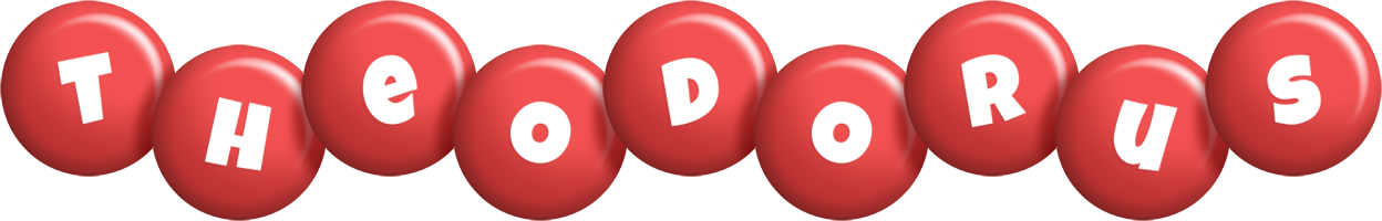 Theodorus candy-red logo