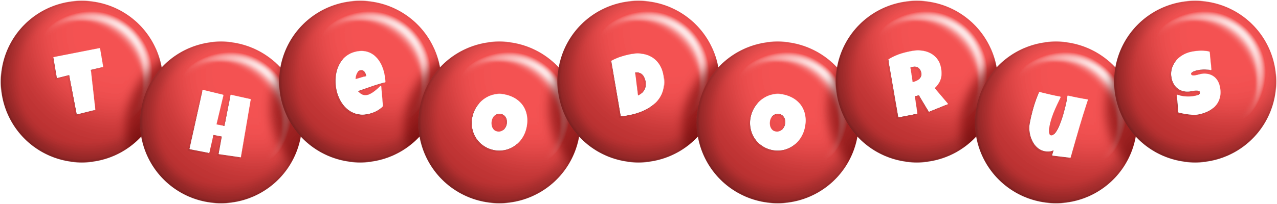 Theodorus candy-red logo