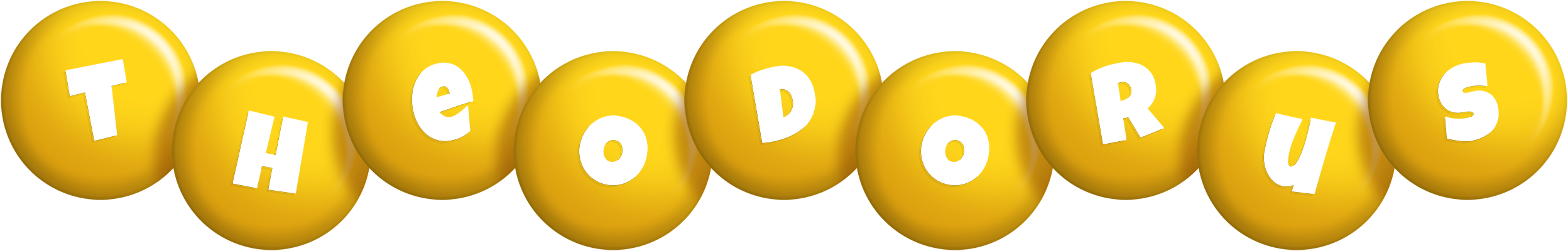 Theodorus candy-yellow logo