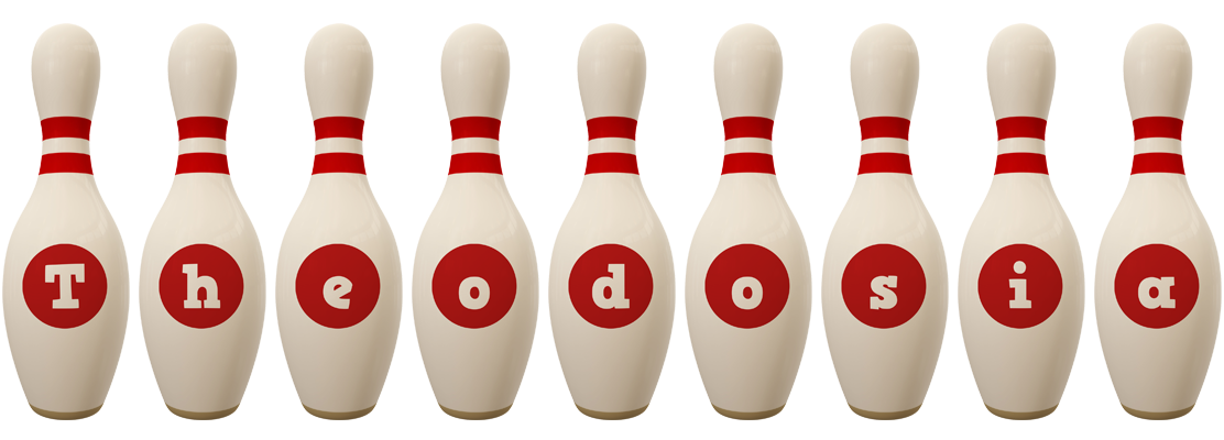 Theodosia bowling-pin logo
