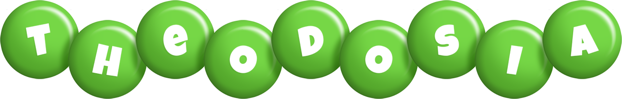 Theodosia candy-green logo