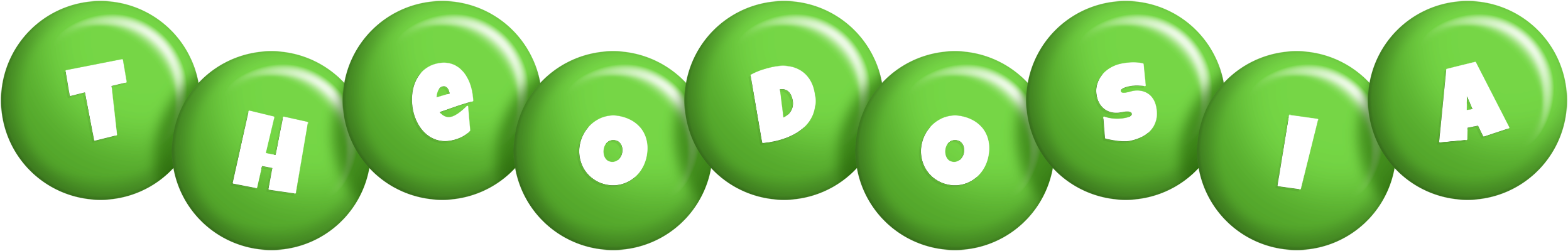 Theodosia candy-green logo