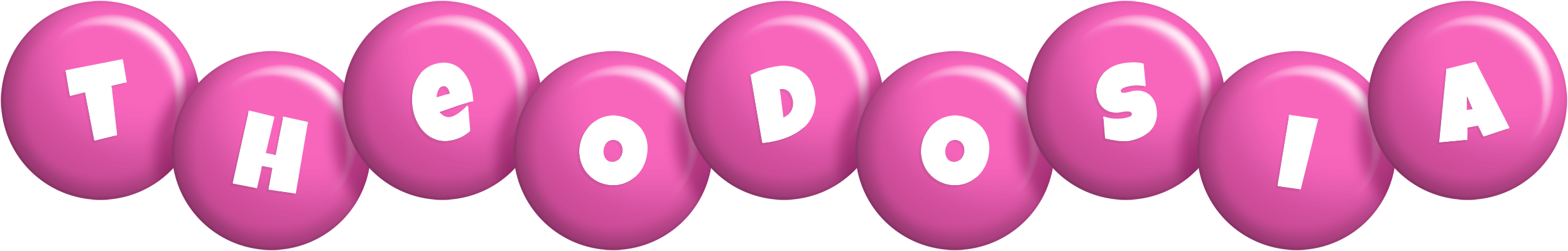 Theodosia candy-pink logo