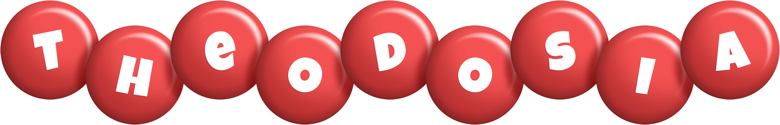 Theodosia candy-red logo