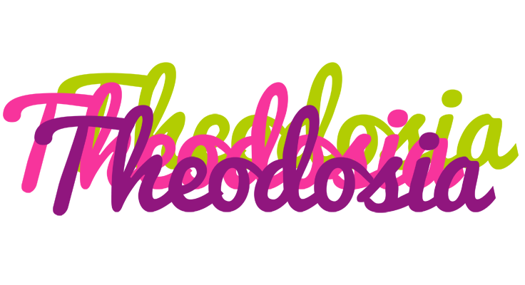 Theodosia flowers logo