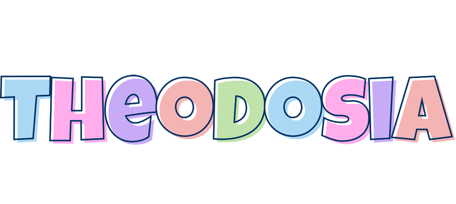 Theodosia pastel logo