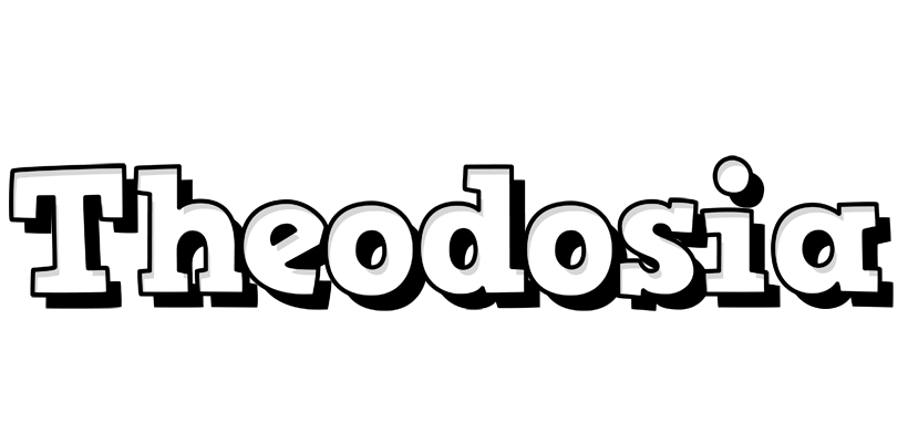 Theodosia snowing logo