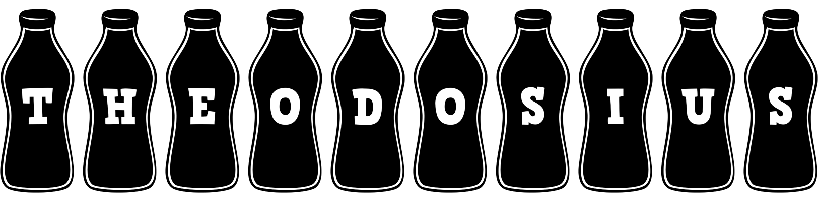 Theodosius bottle logo