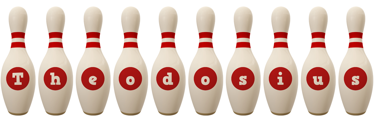 Theodosius bowling-pin logo