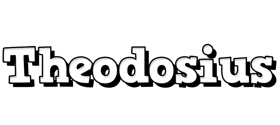 Theodosius snowing logo
