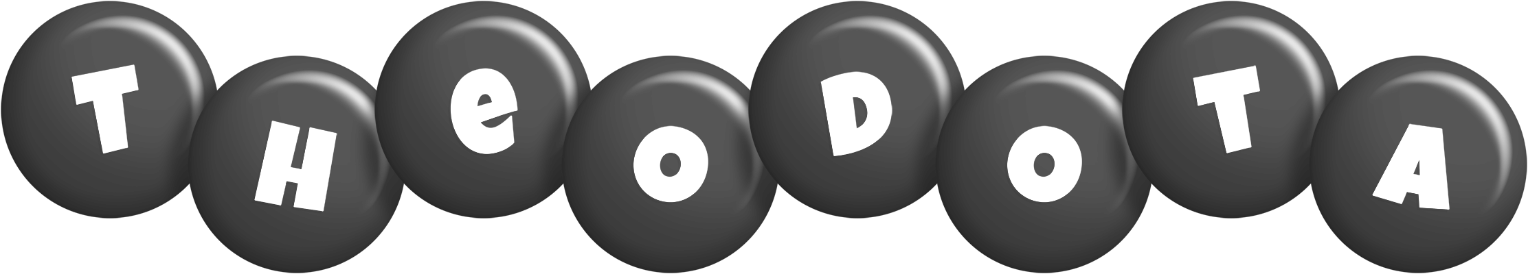 Theodota candy-black logo