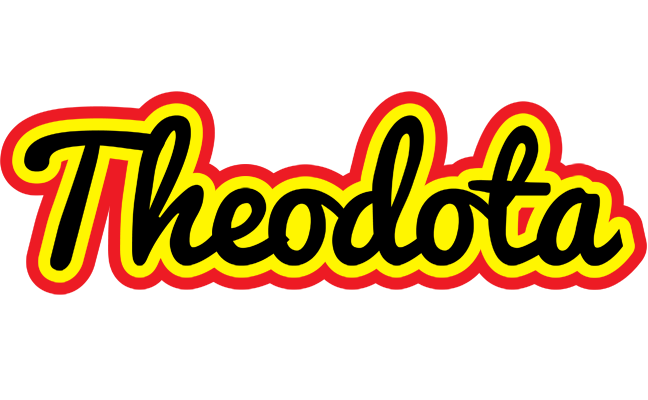 Theodota flaming logo