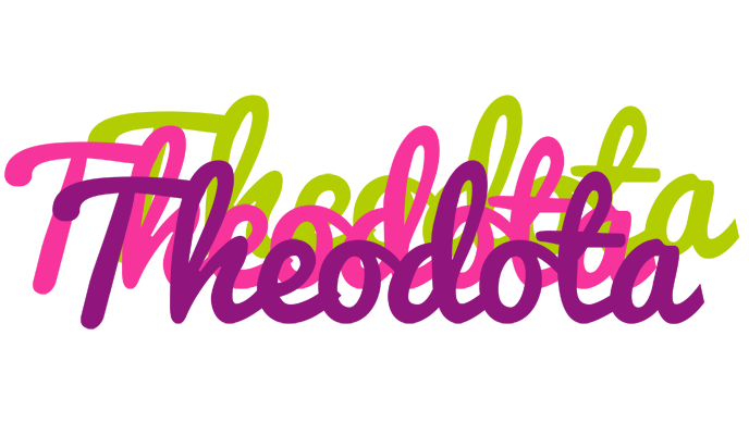 Theodota flowers logo