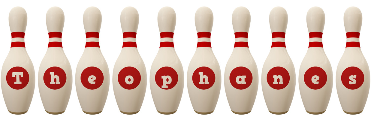 Theophanes bowling-pin logo