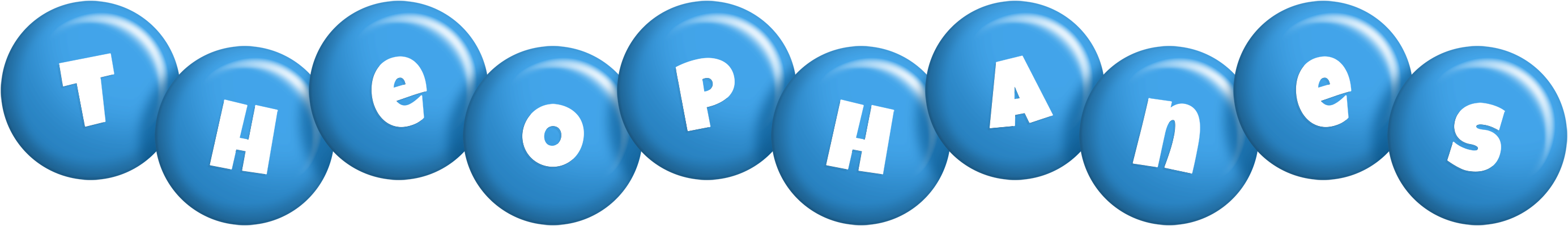 Theophanes candy-blue logo